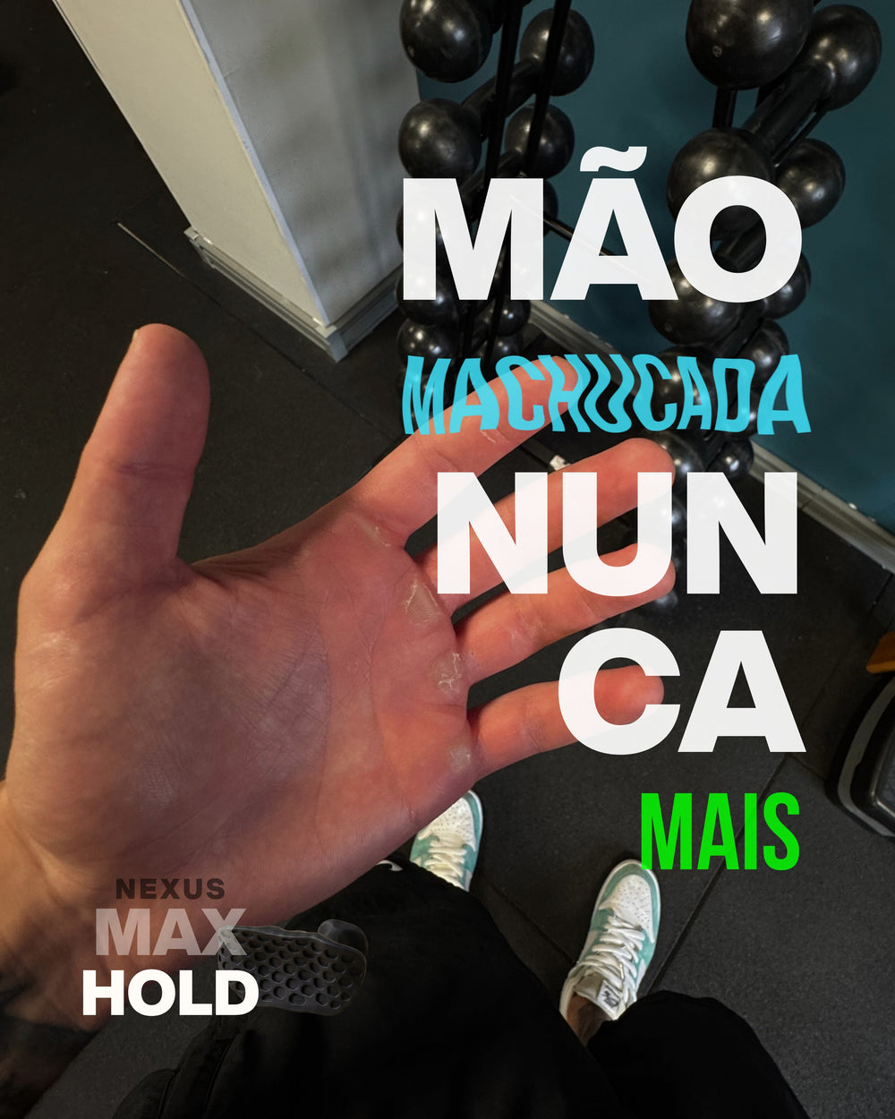 você também fica com a mão assim?